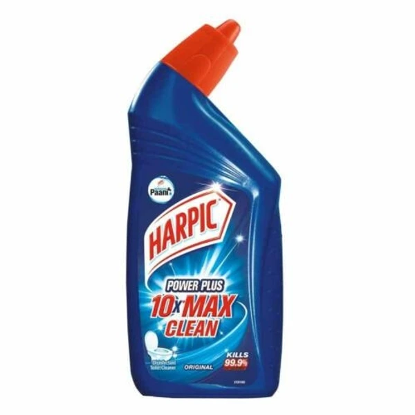 Harpic Disinfectant Toilet Cleaner Liquid - Original,  Power Plus, 10× Max Clean - 500ml