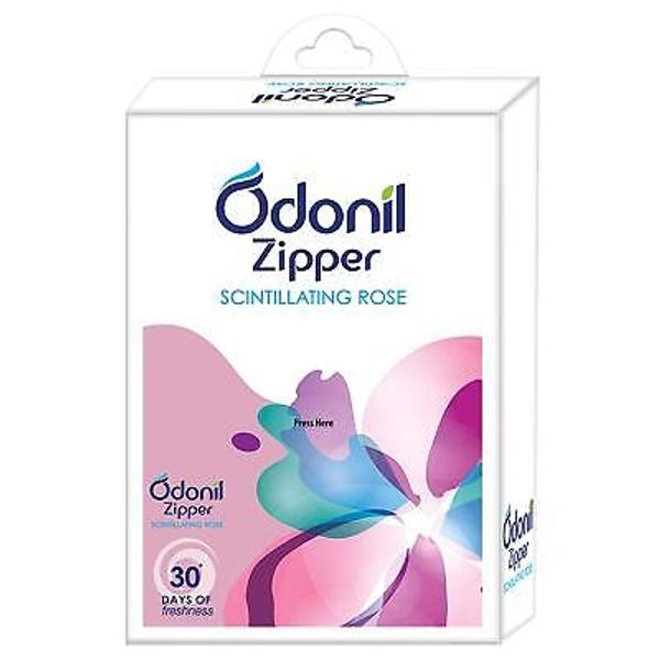 Odonil Bathroom Air Freshener - Zipper, Scintillating Rose - 10g