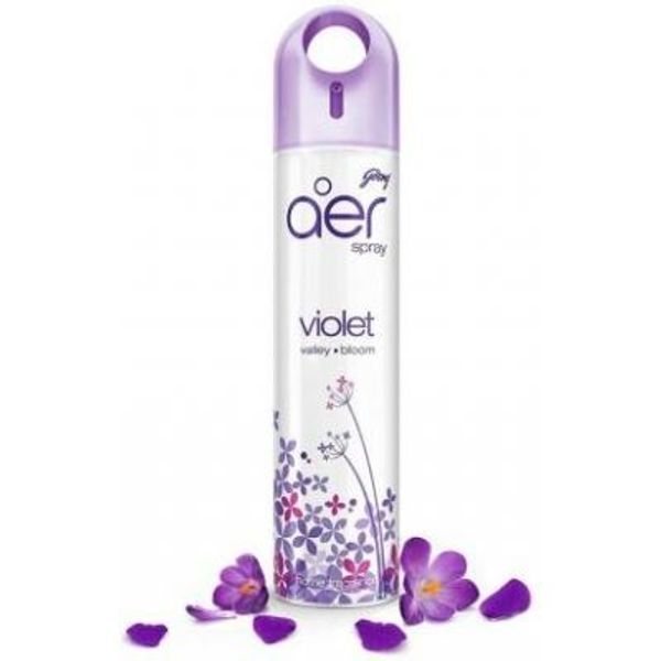 Godrej Aer Air Freshener Spray- Violet, Valley Bloom - 240ml