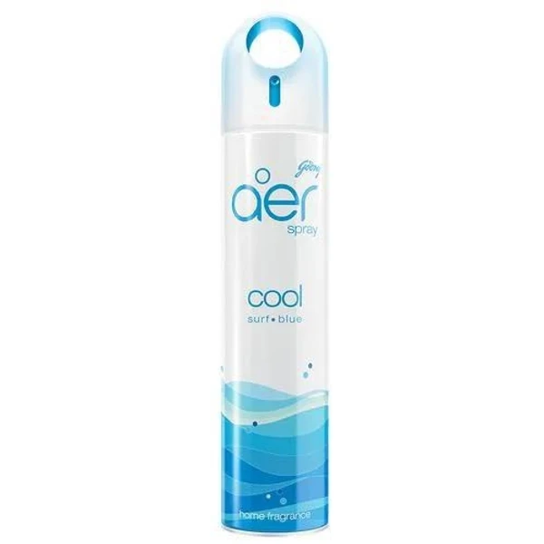 Godrej Aer Air Freshener Spray- Cool, Surf Blue, Home Fragrance - 240ml