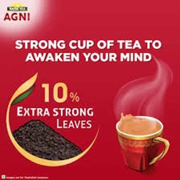 Tata Tea Agni- Strong Leaf, 10% Extra Strong Leaf - 100g