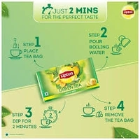 Lipton Green Tea- Lemon Zest - 32.5g (25bags × 1.3g each)