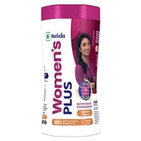 Horlicks Women's Plus - Caramel  Flavour, Nutrients For Strong Bones - 400g - Jar