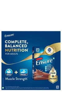 Ensure Health Supplements- Chocolate  Flavour, Complete Balanced Nutrition For Adults - 400g