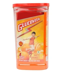 Glucovita Instant Energy For Body & Brain- Juicy Orange - 500g