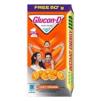Glucon-D Instant Energy- Tangy Orange - 75g- (Get 50g Free )