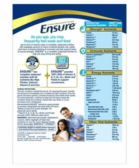 Ensure Health Supplements- Vanilla Flavour, Complete Balanced Nutrition For Adults - 200g