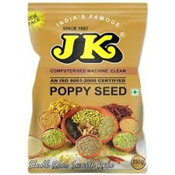 JK  Poppy Seed/Posto Whole - 250g- Pouch