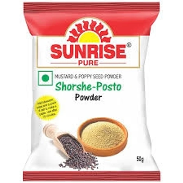 Sunrise Pure Shorshe Posto Powder - 50g