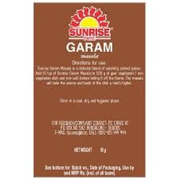 Sunrise Pure Garam Masala - 50g