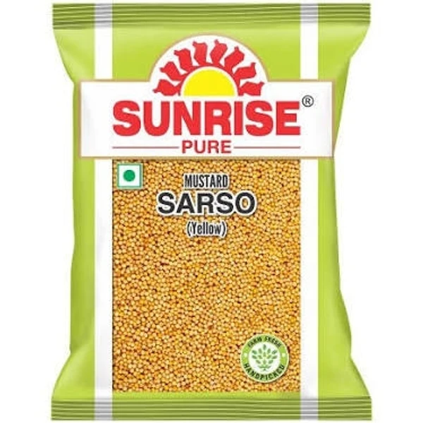 Sunrise Pure Mustard Sarsoo Yellow Whole/সরষে  - 50g