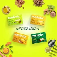 Medimix Ayurvedic Natural Glycerine Fast Acting Ayurveda - 125g ( Buy 4 Get 1 Free)