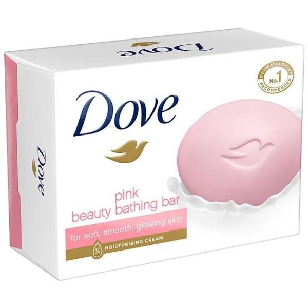 Dove Pink Beauty Bathing Bar, For Soft, Smooth, Glowing Skin - 125g (Pack Of 3)