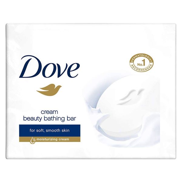 Dove Cream Beauty Bathing Bar - For Soft, Smooth Skin - 125g (Buy 4 Get 1 Free)