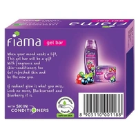 Fiama Gelbar- Blackcurrant & Bearberry, Radiant Glow - With Skin Conditioners - 125g