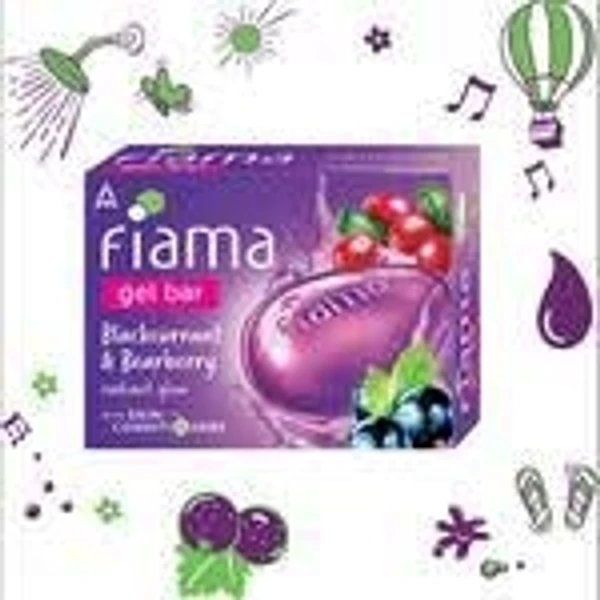 Fiama Gelbar- Blackcurrant & Bearberry, Radiant Glow - With Skin Conditioners - 125g