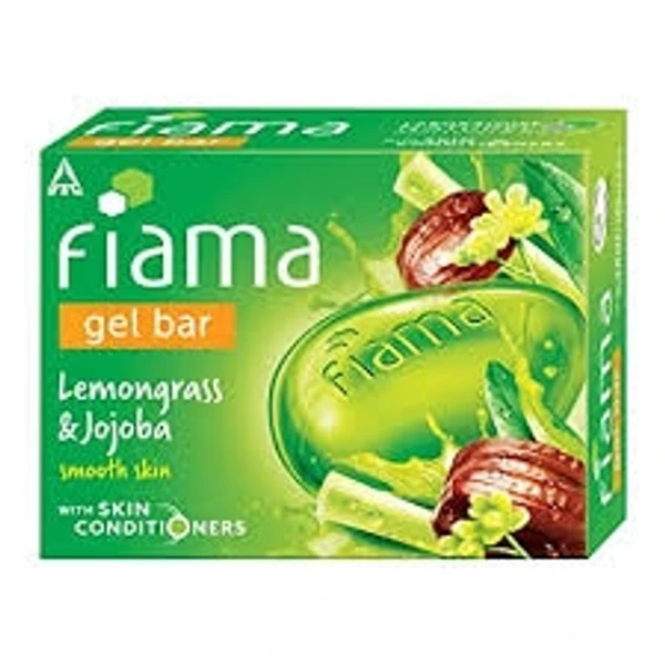 Fiama Gelbar Lemongrass And Jojoba Gelber, Smooth Skin - With Skin Conditioners - 125g(Pack Of 3)