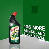 Harpic Disinfectant Toilet Cleaner Liquid - Germ & Stain Blaster, Citrus - 750ml
