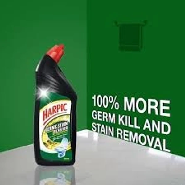 Harpic Disinfectant Toilet Cleaner Liquid - Germ & Stain Blaster, Citrus - 750ml