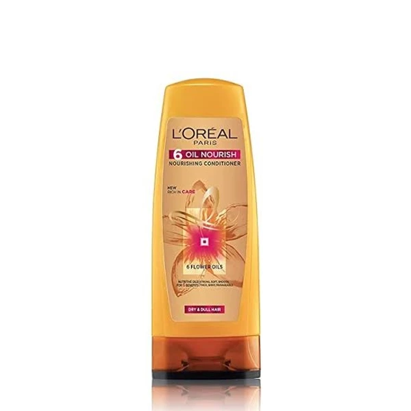 Loreal Paris 6 Oil Nourish Conditioner - Scalp + Hair, Dry & Dull Hair  - 65ml