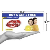 Lifebuoy Lemon Fresh, 12 Hr Freshness-100% Stronger Germ Protection. - 100g