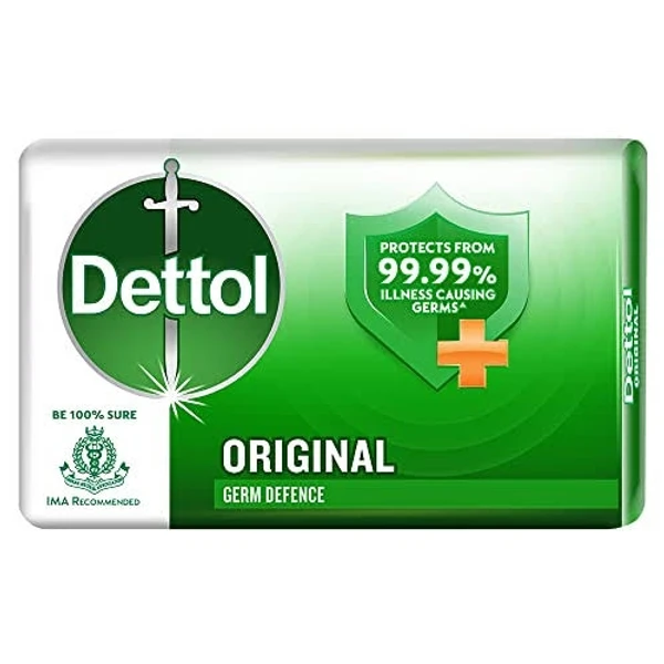 Dettol Original , Protection From 99.9% illness Causing Germs   - 125g ( Buy 4 Get 1 Free)