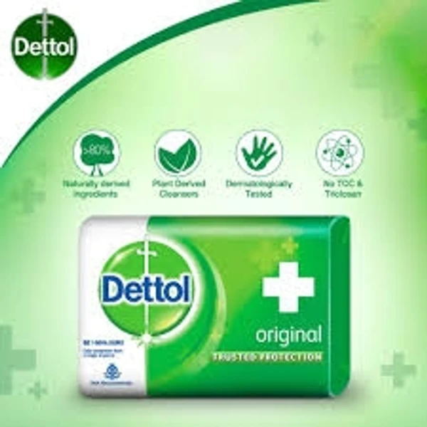 Dettol Original , Protection From 100 Causing Germs   - 75g