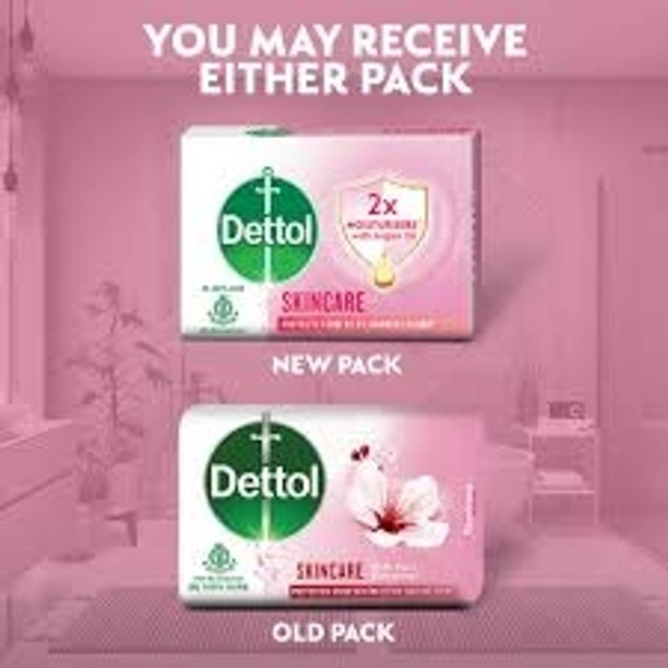 Dettol Bathing Bar Soap, Skin Care With Pure Glycerine, Protection From Skin Infection Causing Germ - 125g