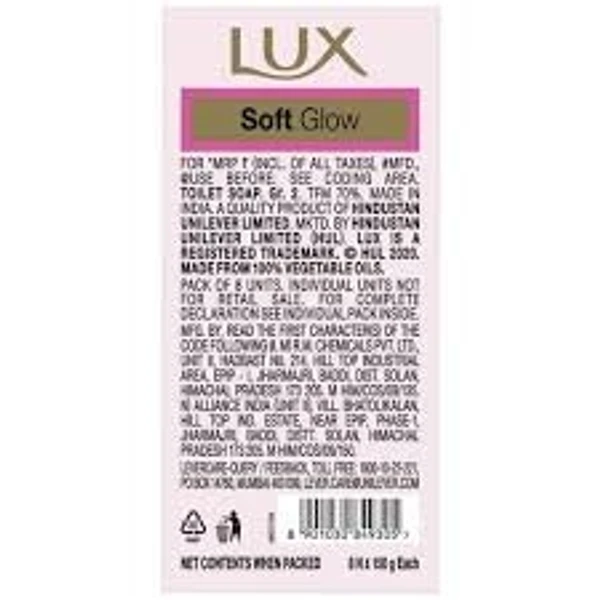 Lux Soft  Glow, Rose & Vitamin E, 7 Beauty Ingredients   - 100g