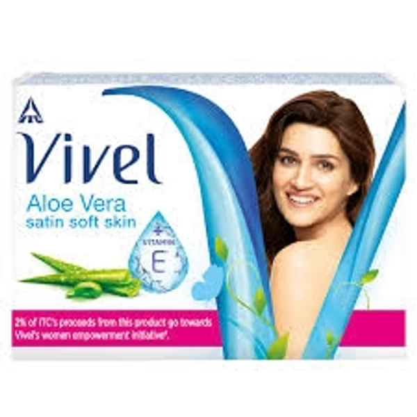 Vivel Aloe Vera, Stain Soft Skin, Vitamin E  - 150g - (Pack Of 4)