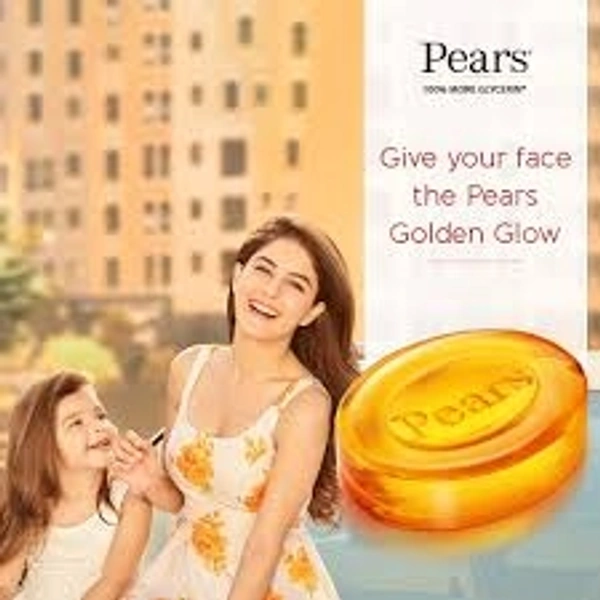 Pears Pure & Gentle Bathing Bar, 98% Pure Glycerin Natural Oils, Look Young Stay Young - 125g