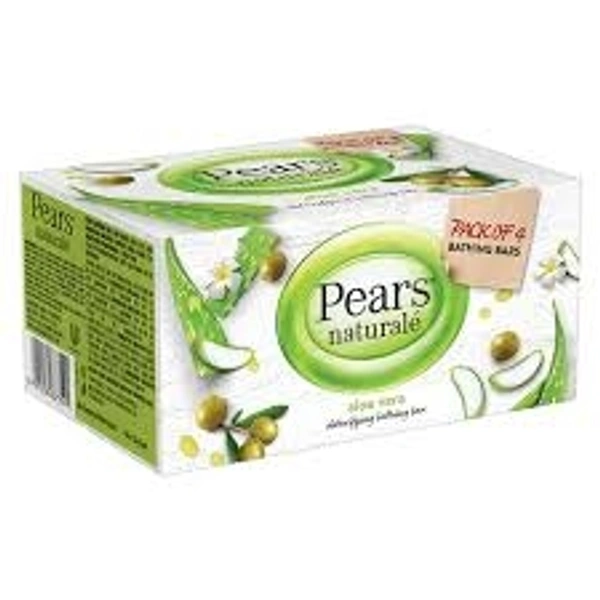 Pears Naturale Aloe Vera, Detoxifying Bathing Bar - 125g (Pack Of 3)