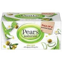 Pears Naturale Aloe Vera, Detoxifying Bathing Bar - 125g (Pack Of 3)