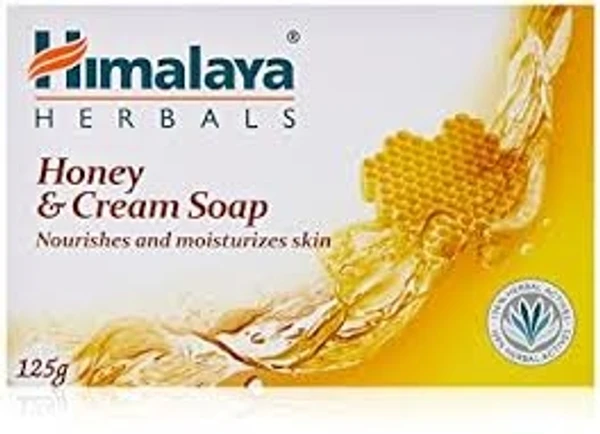 Himalaya Honey & Cream Soap, Nourishes & Moisturizes Skin - 125g (Pack Of 8)
