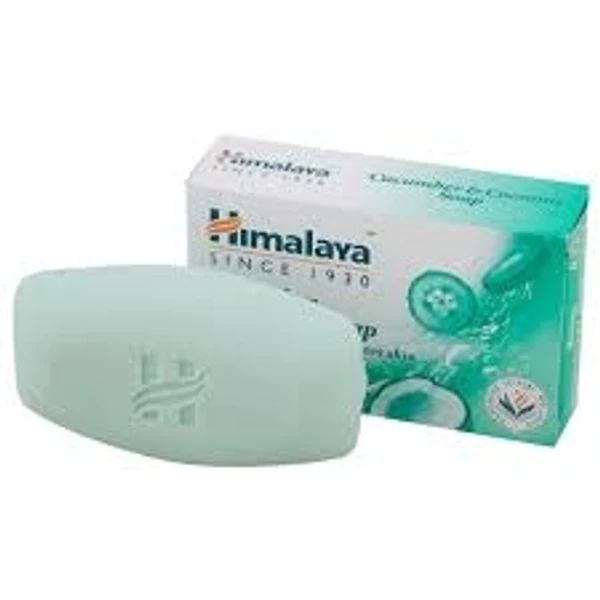 Himalaya Cucumber & Coconut Soap, Refreshes & Rejuvenates Skin - 125g (Pack Of 6)