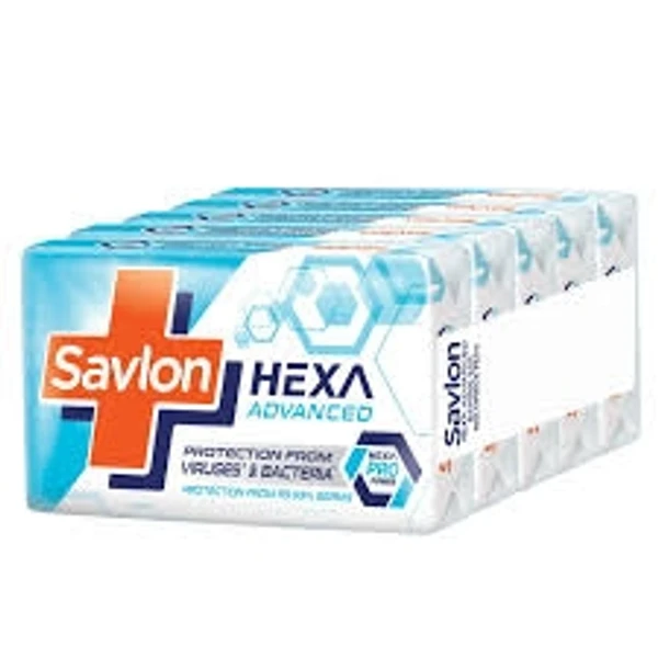 Savlon Hexa Advanced Soap - 125g (Pack Of 5)