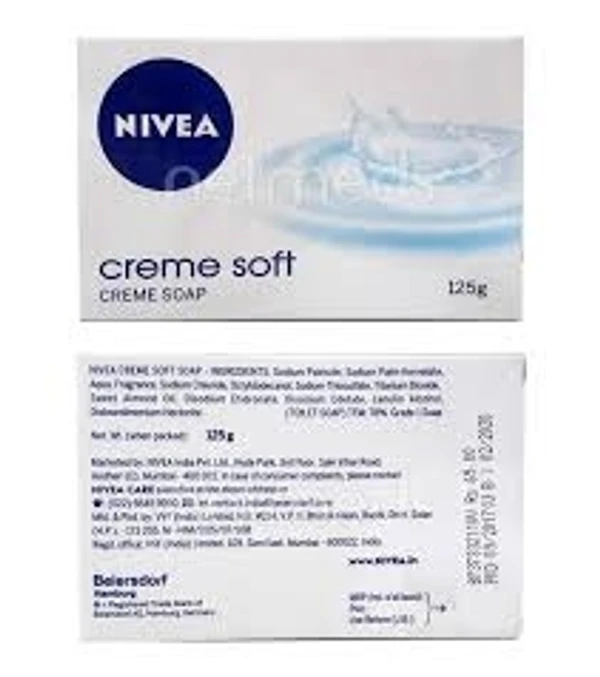 Nivea  Creme Soft , Creme Soap - 125g