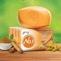 Godrej Sandal Turmeric Natural Oils For Glowing Skin - 100g - (Pack Of 5)