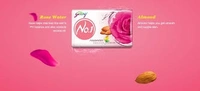 Godrej Rosewater & Almond - Natural Oils - 100g (Pack Of 5)