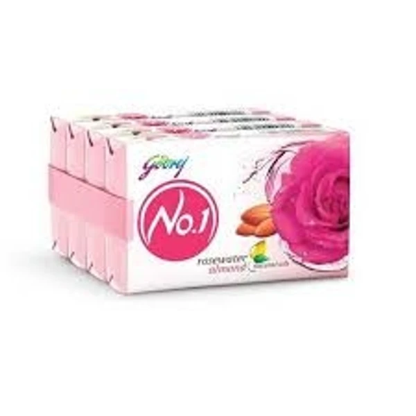 Godrej Rosewater & Almond - Natural Oils - 100g (Pack Of 5)