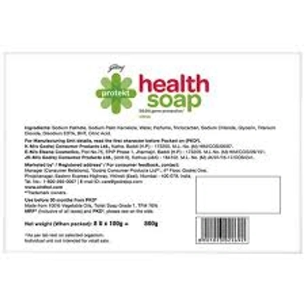 Godrej Health Soap - Citrus - 100g - (Pack Of 8)