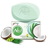Godrej Coconut & Neem Bathing Soap, Natural Oils - 100g - (Pack Of 5)