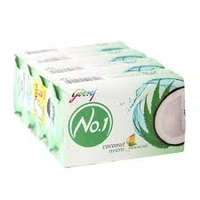 Godrej Coconut & Neem Bathing Soap, Natural Oils - 100g - (Pack Of 5)