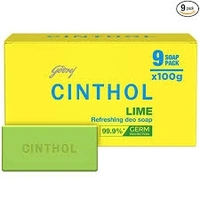 Cinthol Lime- Refreshing Deo Soap - 100g (Pack Of 6)