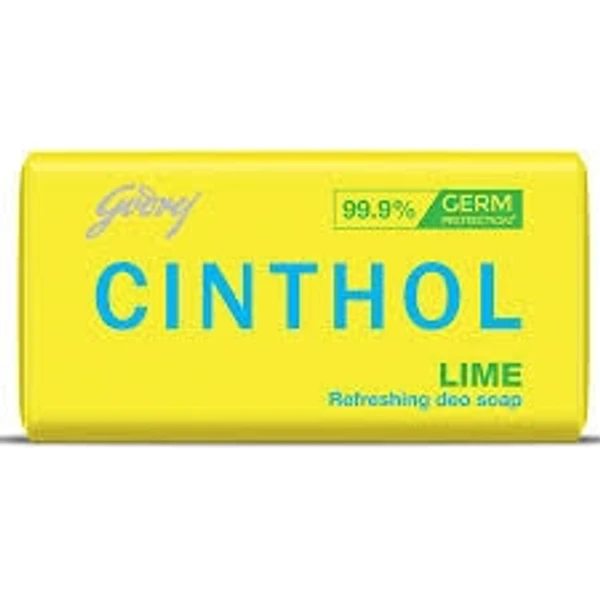 Cinthol Lime- Refreshing Deo Soap - 100g (Buy 4 Get 1 Free)