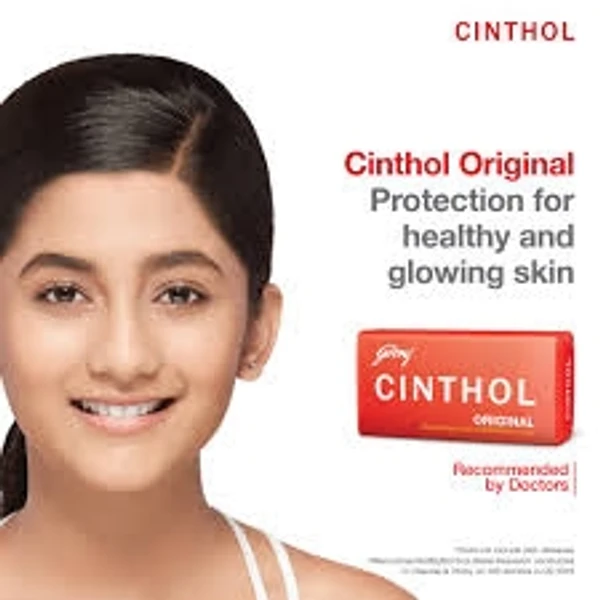 Cinthol Original Deodorant & Complexion Soap - 100g (Pack Of 4)