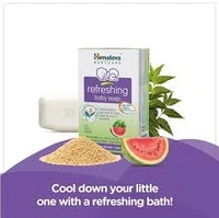 Himalaya Refreshing Baby Soap , Keeps Baby's Skin Cool & Fresh.Ideal For Use In Summer. - 75g