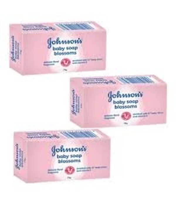 Johnson's Baby Soap - Blossoms, With Delicate Floral Fragrance - 75g