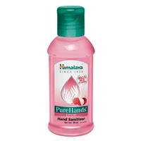Himalaya Pure Hands Hand Sanitizer- Lichi, Kills 99.9% Of Germs - 100ml