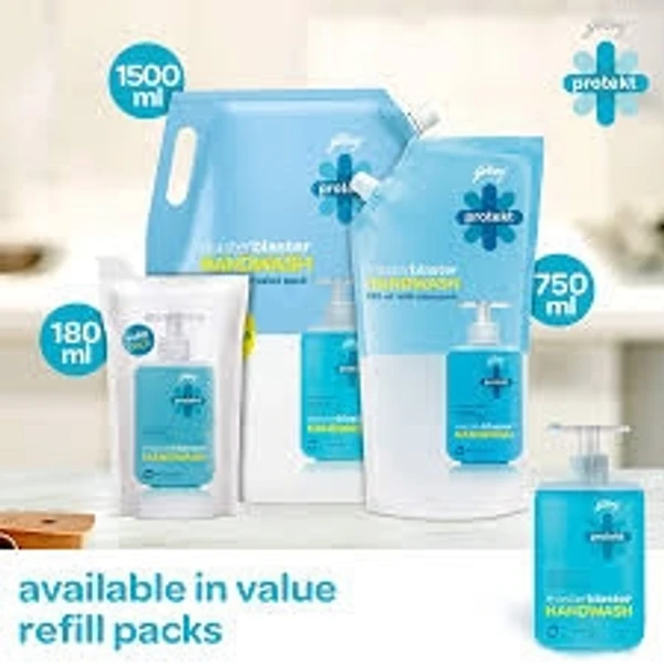 Godrej Germ Fighter Handwash- Aqua Germ Protection - 725ml